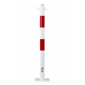 Hengeres lánctartó oszlop talplemezzel