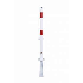 Összecsukható parkolóoszlop talphüvellyel