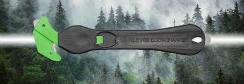 KLEVER EcoXChangeXD biztonsági kés extra fejjel Fekete- zöld 