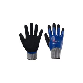   CUT "D" DUPLA NITRIL MÁRTÁSSAL ELLÁTOTT KESZTYŰ  7
