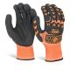 GLOVEZILLA FOAM NITRIL KESZTYŰ Narancssárga M