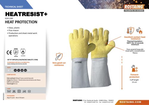 HEATRESIST+ Gyapjú kesztyű  11