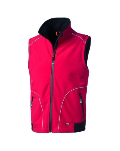 PRESTON SOFTSHELL MELLÉNY 49-Piros-Fekete 5XL