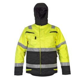   HYDROWEAR MATLOCK vízálló, láthatósági, bélelt parka dzseki Sárga- fekete S