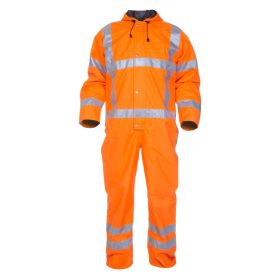   HYDROWEAR URETERP SNS vízálló, láthatósági overál Narancssárga S