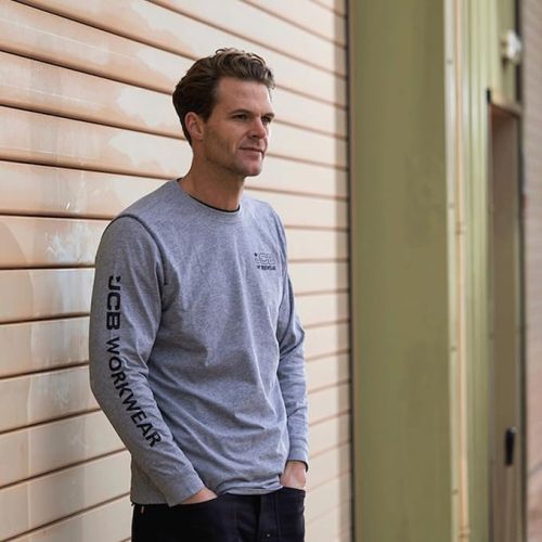 JCBBT Munkavédelmi hosszúujjú felső Szürke S