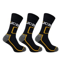 Shin Protect Munkavédelmi zokni- 3 darab Fekete 39- 46