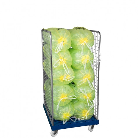 Rolly kocsi 3 rácsos oldalfallal 1350 -  kék