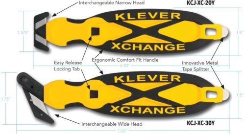 KLEVER XChange  biztonsági kés Sárga 