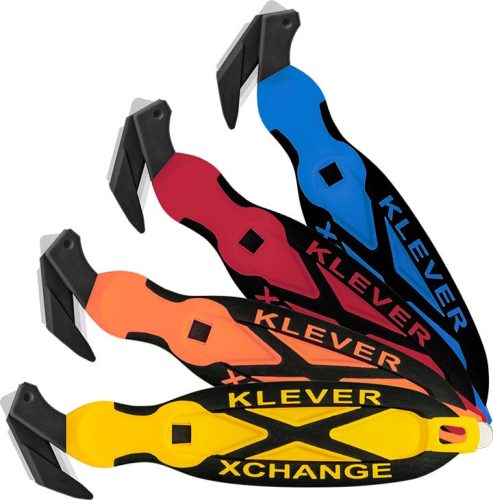KLEVER XChange35 biztonsági kés Piros- fekete 