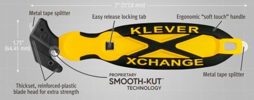 KLEVER XChangeXD extra fejekkel Piros- fekete 