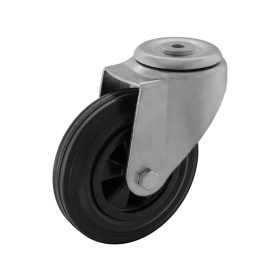 Hátfuratos műanyagfelnis tömörgumis kerék 