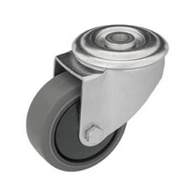 Hátfuratos Szürke gumis nyommentes kerék 