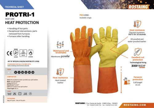 PROTRI-1 Hőálló kesztyű  9