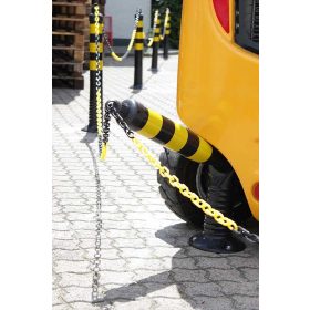 Rugalmas terelőoszlop-készlet lánccal