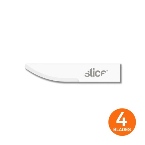 SLICE kerámia penge, hajlított élllel, lekerekített heggyel Szürke 