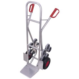   Alumínium lépcsőjáró molnárkocsi 2 ötkaros csillagkerékkel