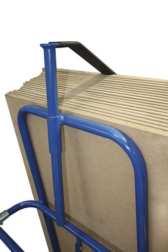 Anyagmozgató kocsi panelrögzítővel