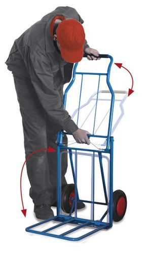 Kis teherbírású összecsukható molnárkocsi