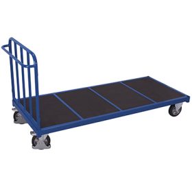   Kézikocsi függőleges csőhátfallal erősített rakfelülettel