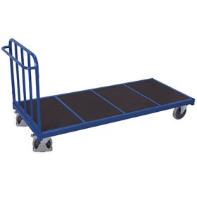   Kézikocsi függőleges csőhátfallal erősített rakfelülettel