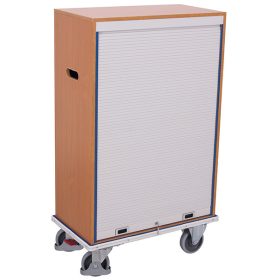 Zárható iratszállító kocsi 9 rekesszel