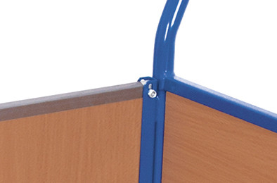 Kézikocsi 3 fa oldalfallal