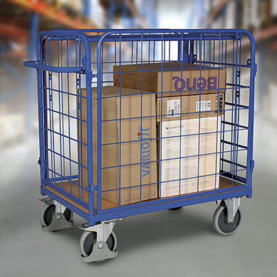 Négyoldalú alacsony guruló tároló