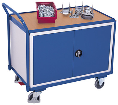 Műhelykocsi 1 rakfelülettel - zárható