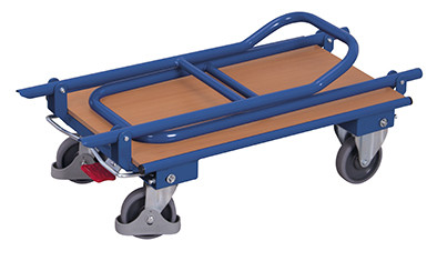 Összecsukható kézikocsi dupla hátfallal