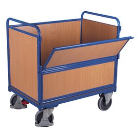 Szállítókocsi 4 fa oldalfallal