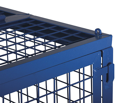 Hegesztett szállítókocsi ráccsal és fedéllel