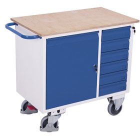 Műhelykocsi 6 fiókkal