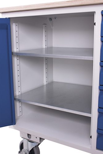 Műhelykocsi 6 fiókkal