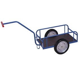 Kézikocsi oldalfal nélkül, tömör kerék