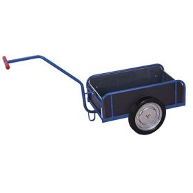 Kézikocsi oldalfallal, tömör kerék