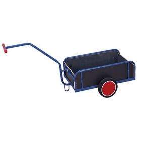 Kézikocsi oldalfallal, tömör kerék