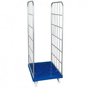 Rolly kocsi 2  oldalfallal 1650 - műanyag - piros