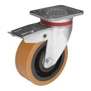 Forgó - fékes Nagy teherbírású ipari kerék 160 mm