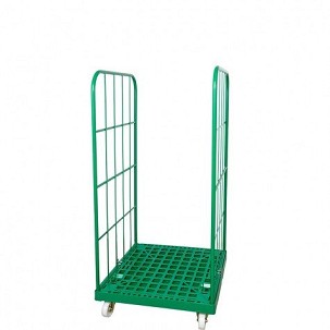 Rolly kocsi 2 színes  oldalfallal 1350 - műanyag - zöld