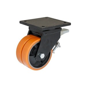 Forgó - fékes Nagy teherbírású ipari kerék 250 mm