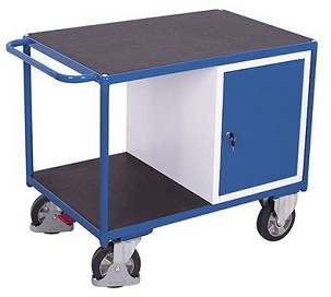 Nagy teherbírású műhelykocsi 2 rakfelülettel