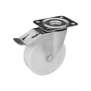 Forgó - fékes Polipropilén kerék 