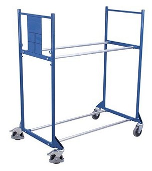 Gumiabroncsszállító kocsi 2 szinttel