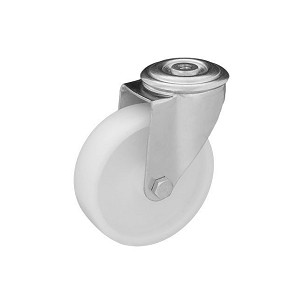 Hátfuratos Polipropilén kerék 125 mm