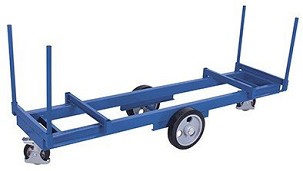 Hosszúanyag kocsi 4 rögzítőelemmel