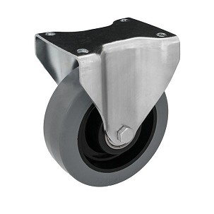 Fix Szürke gumis nyommentes kerék 100 mm