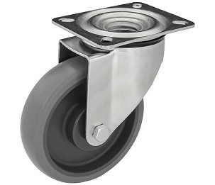 Forgó Szürke gumis nyommentes kerék 125 (40) mm