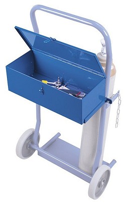 Szerszámosláda acélpalackszállító molnárkocsihoz