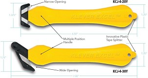 KLEVER Excel biztonsági kés Sárga 